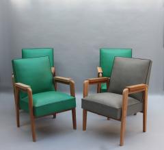 Marcel Gascoin 12 Fine French 1950s Oak Armchairs by Marcel Gascoin - 3925420