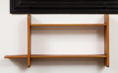 Marcel Gascoin Modernist French Oak Shelf attrib to Marcel Gascoin France c 1950 - 2200287