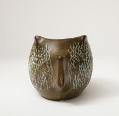 Marcel Guillot Beautiful fish shaped glazed ceramic bowl by Marcel Guillot - 4602057