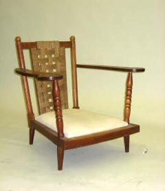 Marcel Louis Baugniet Rare Belgian Mid Century Modern Fireside Lounge Chair by Marcel Baugniet - 1861017