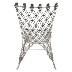 Marcel Wanders Marcel Wanders Knotted Rope Chair in Chrome Epoxy 1996 - 334494