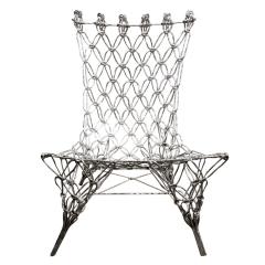Marcel Wanders Marcel Wanders Knotted Rope Chair in Chrome Epoxy 1996 - 334498