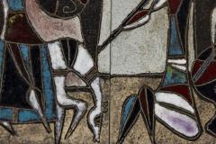 Marcello Fantoni Ceramic Wall Panel attr to Marcello Fantoni Italy 1960s - 4331019