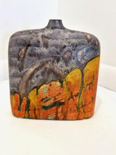 Marcello Fantoni Colorful Ceramic Pillow Vase by Marcello Fantoni - 4346446