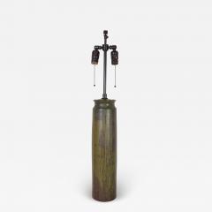 Marcello Fantoni FANTONI CERAMIC TALL GREEN LAMP - 1847121