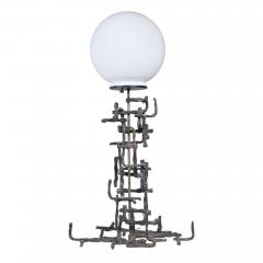 Marcello Fantoni Fantoni Brutalist Mid Century Iron Lamp - 4306535