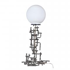 Marcello Fantoni Fantoni Brutalist Mid Century Iron Lamp - 4306538