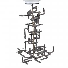 Marcello Fantoni Fantoni Brutalist Mid Century Iron Lamp - 4306541