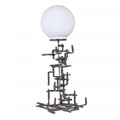 Marcello Fantoni Fantoni Brutalist Mid Century Iron Lamp - 4306921