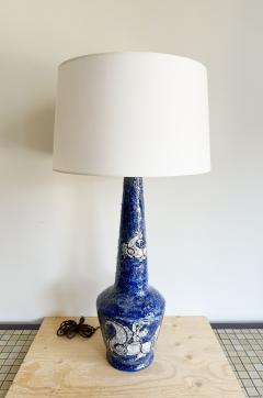 Marcello Fantoni LARGE BLUE MARCELLO FANTONI LAMP - 4121766