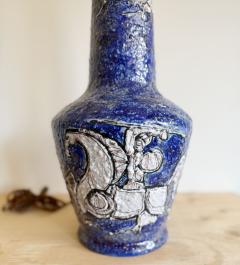 Marcello Fantoni LARGE BLUE MARCELLO FANTONI LAMP - 4121767