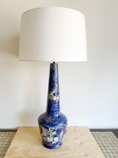 Marcello Fantoni LARGE BLUE MARCELLO FANTONI LAMP - 4121768