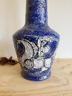 Marcello Fantoni LARGE BLUE MARCELLO FANTONI LAMP - 4121769
