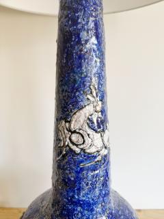 Marcello Fantoni LARGE BLUE MARCELLO FANTONI LAMP - 4121770