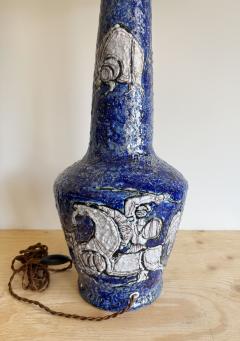 Marcello Fantoni LARGE BLUE MARCELLO FANTONI LAMP - 4121771