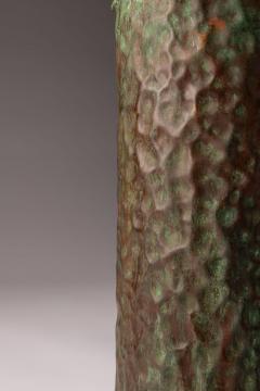 Marcello Fantoni Marcello Fantoni Brutalist Copper Table Lamp with Verdigris Patina 1960s - 4115087