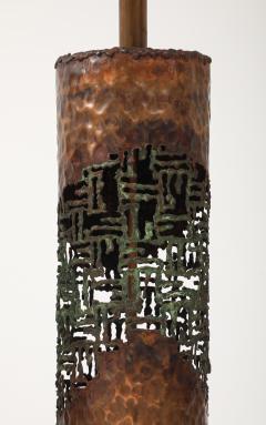 Marcello Fantoni Marcello Fantoni Brutalist Torch Cut Lamps - 4293260