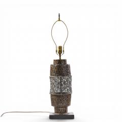 Marcello Fantoni Marcello Fantoni Mid Century Brutalist Copper Table Lamp - 4647581