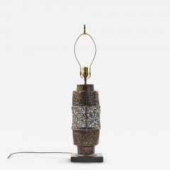 Marcello Fantoni Marcello Fantoni Mid Century Brutalist Copper Table Lamp - 4648548