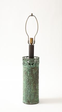 Marcello Fantoni Verdigris Copper Lamp by Marcello Fantoni - 4517933