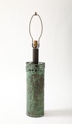 Marcello Fantoni Verdigris Copper Lamp by Marcello Fantoni - 4517938