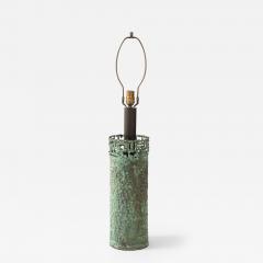 Marcello Fantoni Verdigris Copper Lamp by Marcello Fantoni - 4519471