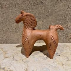 Marcello Fantoni Vintage Handmade Terracotta Art Pottery Warrior Horse Sculpture - 3746330