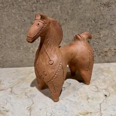 Marcello Fantoni Vintage Handmade Terracotta Art Pottery Warrior Horse Sculpture - 3746333