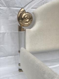 Marcello Mioni Brass and Lucite King Size Bed by Marcello Mioni - 608885