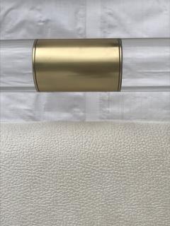 Marcello Mioni Brass and Lucite King Size Bed by Marcello Mioni - 608888