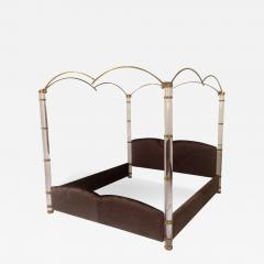 Marcello Mioni In the Clouds King Size Lucite and Brass Poster Bed by Marcello Mioni - 335076