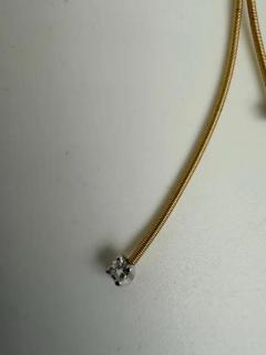 Marco Bicego Marco Bicego 18K Yellow Gold and Diamond Lariat Necklace Lucia Collection - 4156088