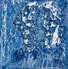 Marco Schmidli Marco Schmidli 60x48 Blue Abstract Acrylic Painting on Canvas Signed Dated - 4728400