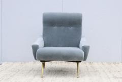 Marco Zanuso 1960s Mid Century Modern Italian Lounge Chairs In Mohair Fabric - 3224754