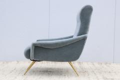 Marco Zanuso 1960s Mid Century Modern Italian Lounge Chairs In Mohair Fabric - 3224756
