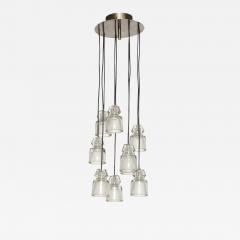 Marco Zanuso Cascading chandelier by Marco Zanuso for Oluce - 2532431