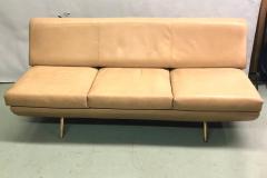 Marco Zanuso Italian Midcentury Sleep o Matic Leather Sofa Couch Marco Zanuso Arflex - 1683820