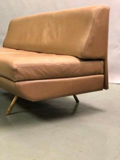 Marco Zanuso Italian Midcentury Sleep o Matic Leather Sofa Couch Marco Zanuso Arflex - 1683832