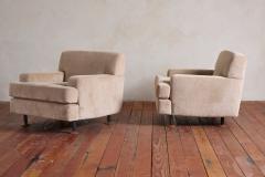 Marco Zanuso Large Marco Zanuso Armchairs with Walnut Feet - 4440128