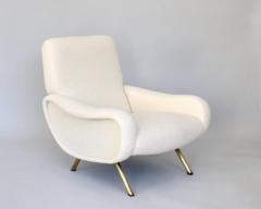 Marco Zanuso MARCO ZANUSO PAIR ITALIAN LADY CHAIR IN CREAM BISSON BRUNEEL BOUCLE - 3463243