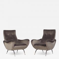 Marco Zanuso Marco Zanuso Mid Century Lady Lounge Chair Pair - 4379212