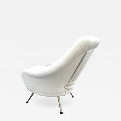 Marco Zanuso Marco Zanuso Vintage Lounge Chair model Martingale Covered in Mohair Velvet - 665927