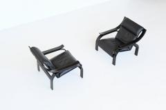 Marco Zanuso Marco Zanuso pair of armchairs model Woodline Arflex Italy 1964 - 3698387