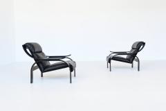 Marco Zanuso Marco Zanuso pair of armchairs model Woodline Arflex Italy 1964 - 3698392