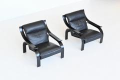 Marco Zanuso Marco Zanuso pair of armchairs model Woodline Arflex Italy 1964 - 3698395