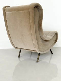 Marco Zanuso Mid Century Modern Armchair by Marco Zanuso Italy 1960s New Upholstery - 3341050