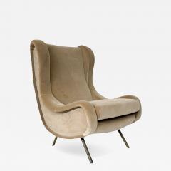 Marco Zanuso Mid Century Modern Armchair by Marco Zanuso Italy 1960s New Upholstery - 3342271