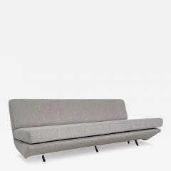 Marco Zanuso Mid Century Modern Grey Boucle Sofa by Marco Zanuso - 3115652