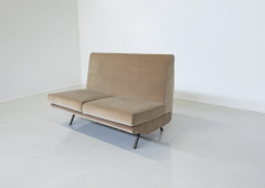 Marco Zanuso Mid Century Modern Sofa by Marco Zanuso Italy 1960s New Upholstery - 3366160