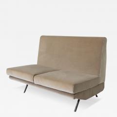 Marco Zanuso Mid Century Modern Sofa by Marco Zanuso Italy 1960s New Upholstery - 3372262